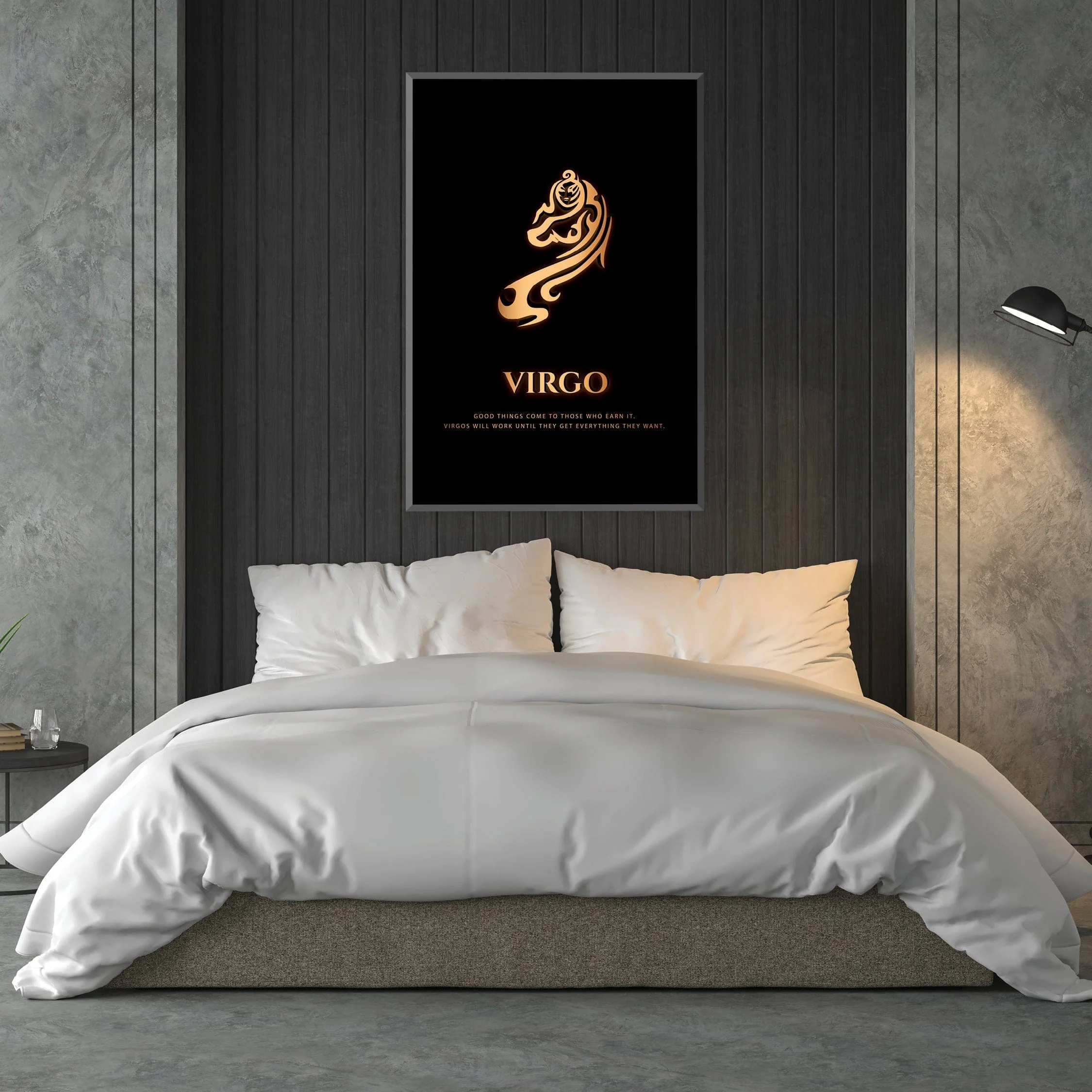 Virgo - Gold Canvas - Image 4