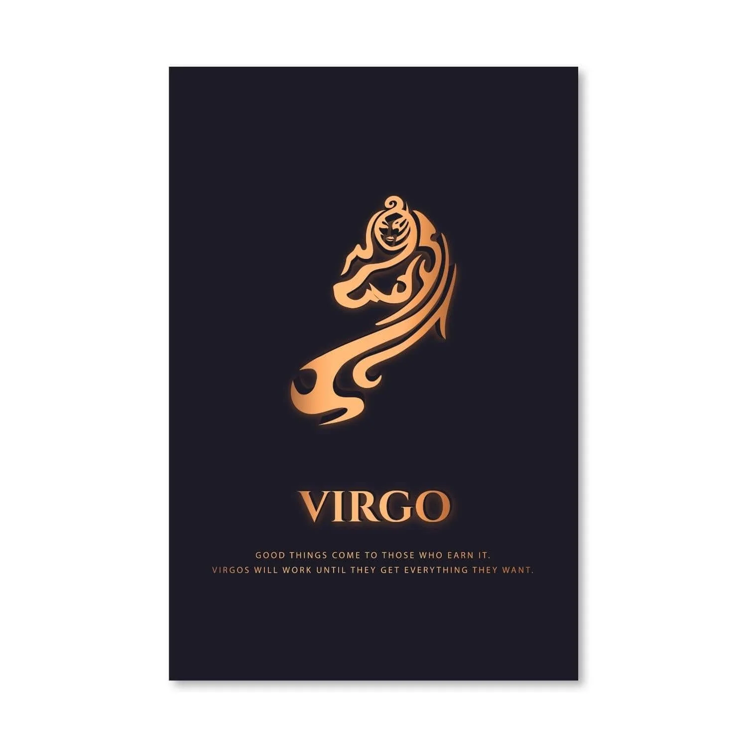 Virgo - Gold Canvas - Image 6