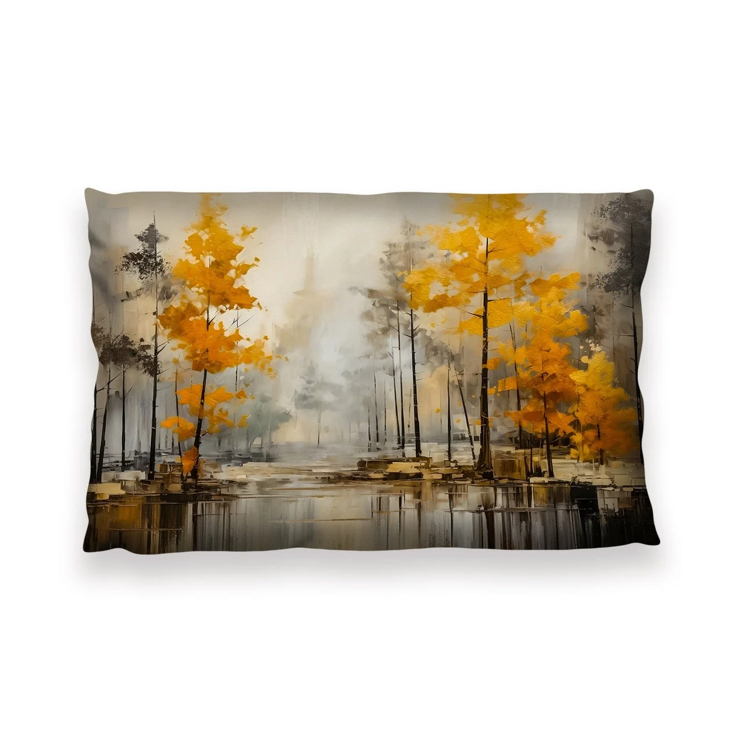 Watercolor Autumn Cushion