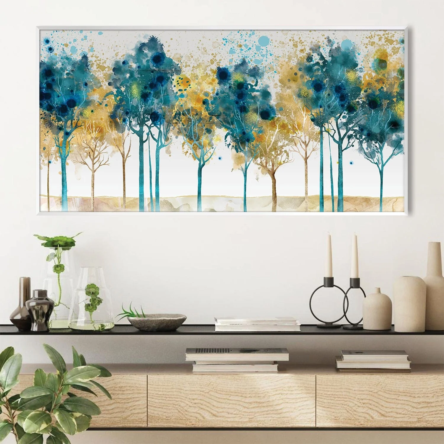 Watercolor Grove Canvas - Image 3