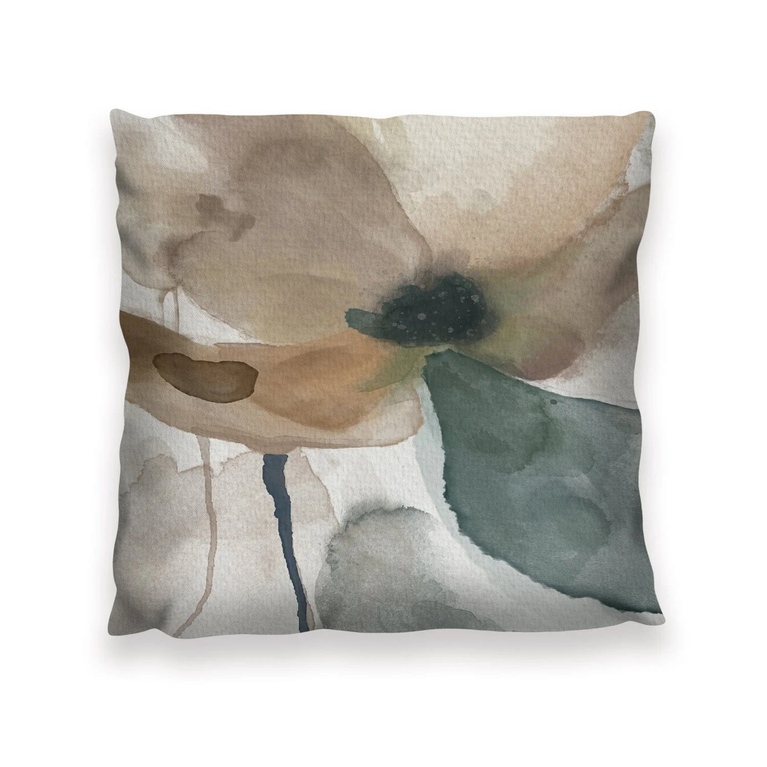 Watercolor Tones Square Cushion