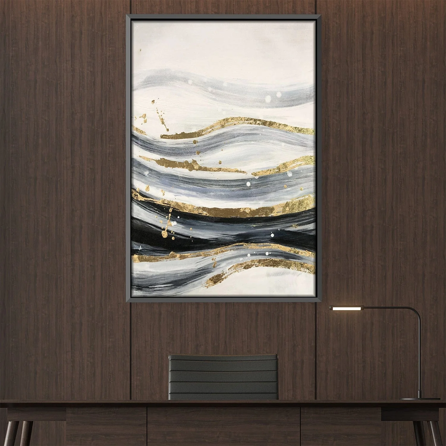 Waves of Gold Oil Painting - Image 2