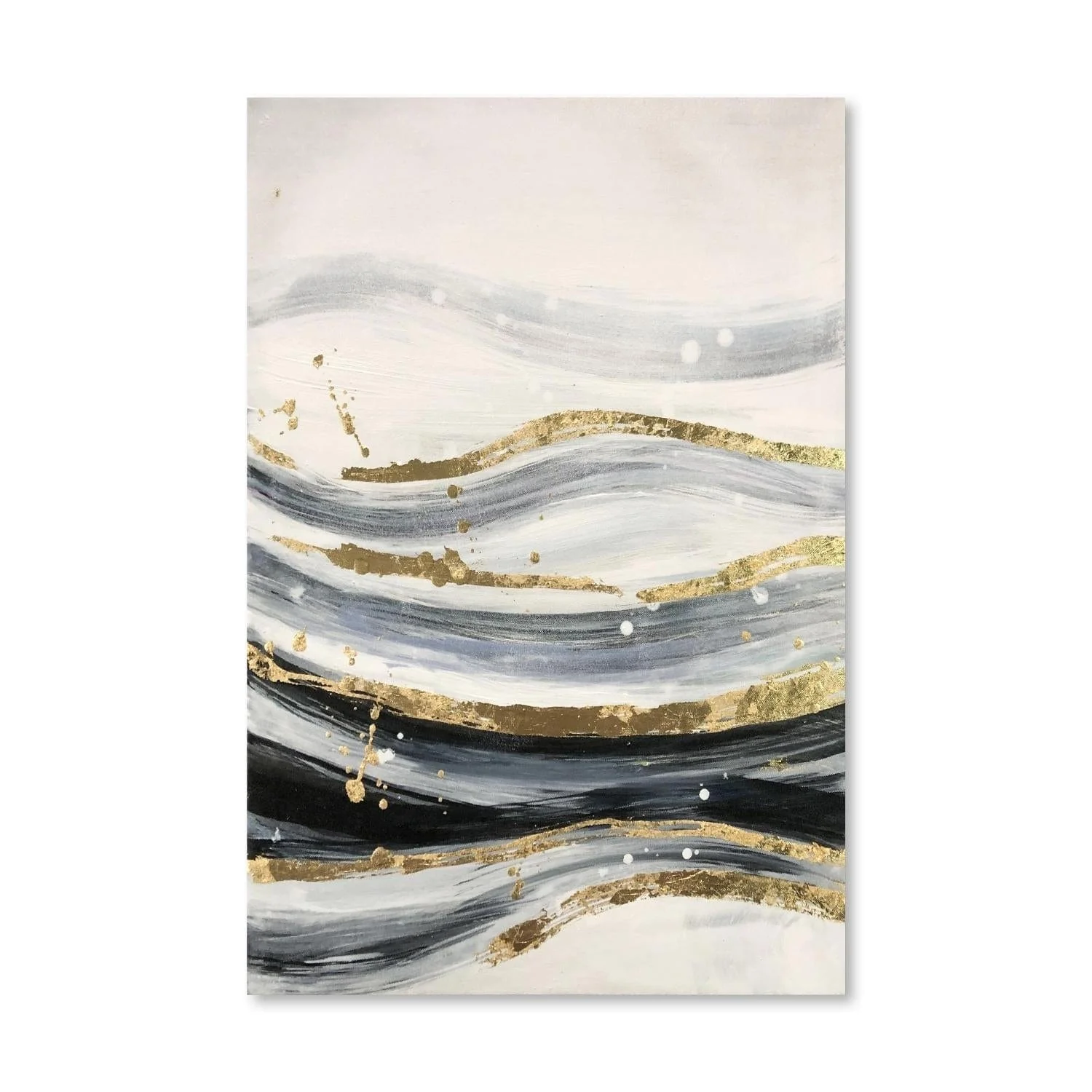 Waves of Gold Oil Painting - Image 3