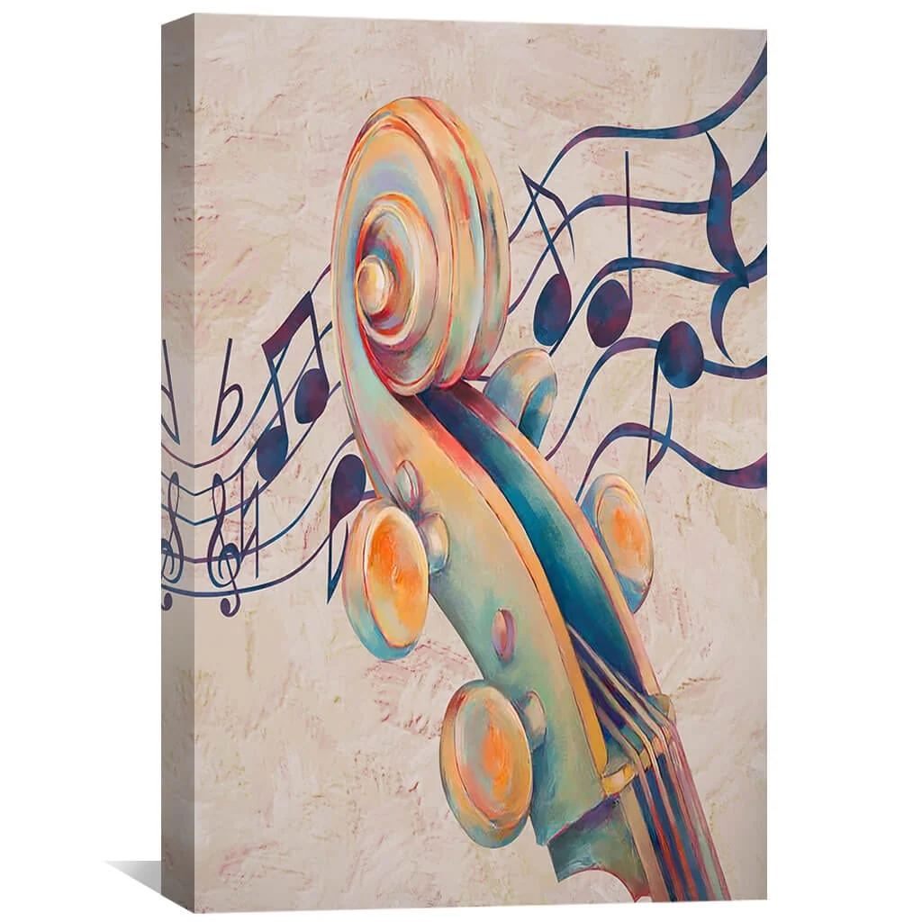 Wavy Notes Canvas - Image 2