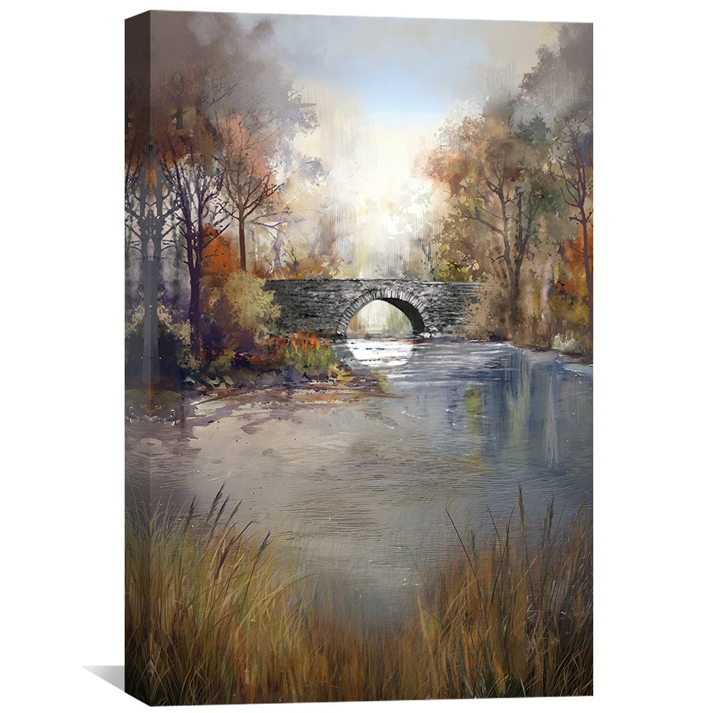 Whispers of the Stone Bridge Canvas - Image 4