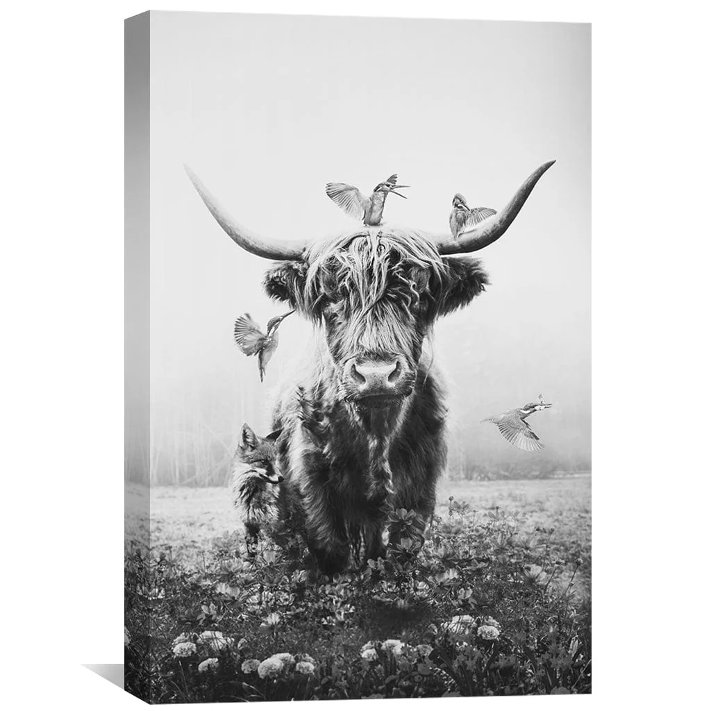 White Highlander Canvas - Image 2