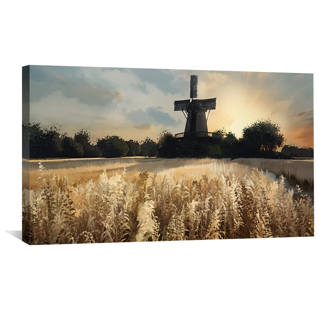 Windmill Whispers Canvas - Image 4