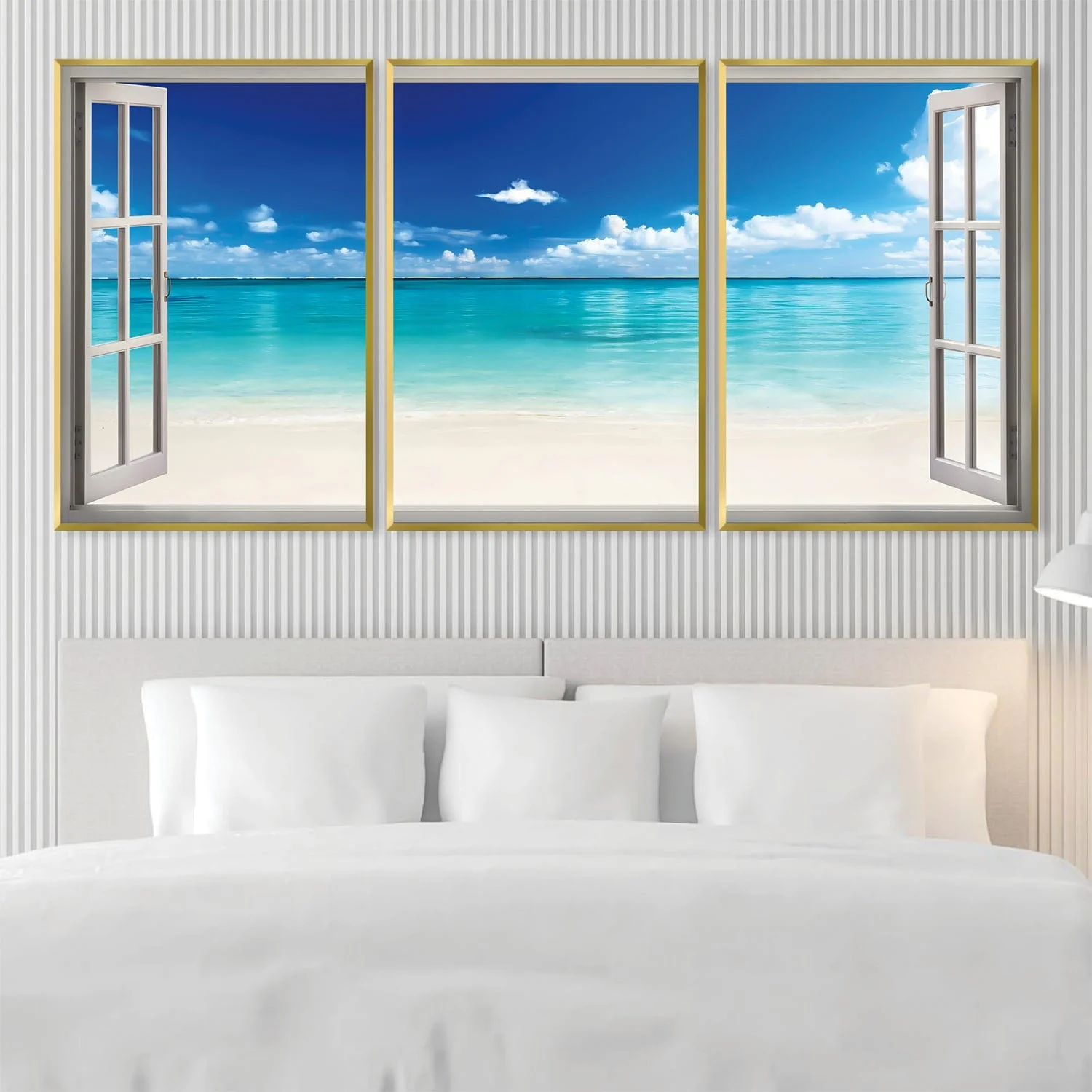 Window to the Beach Canvas - Image 2