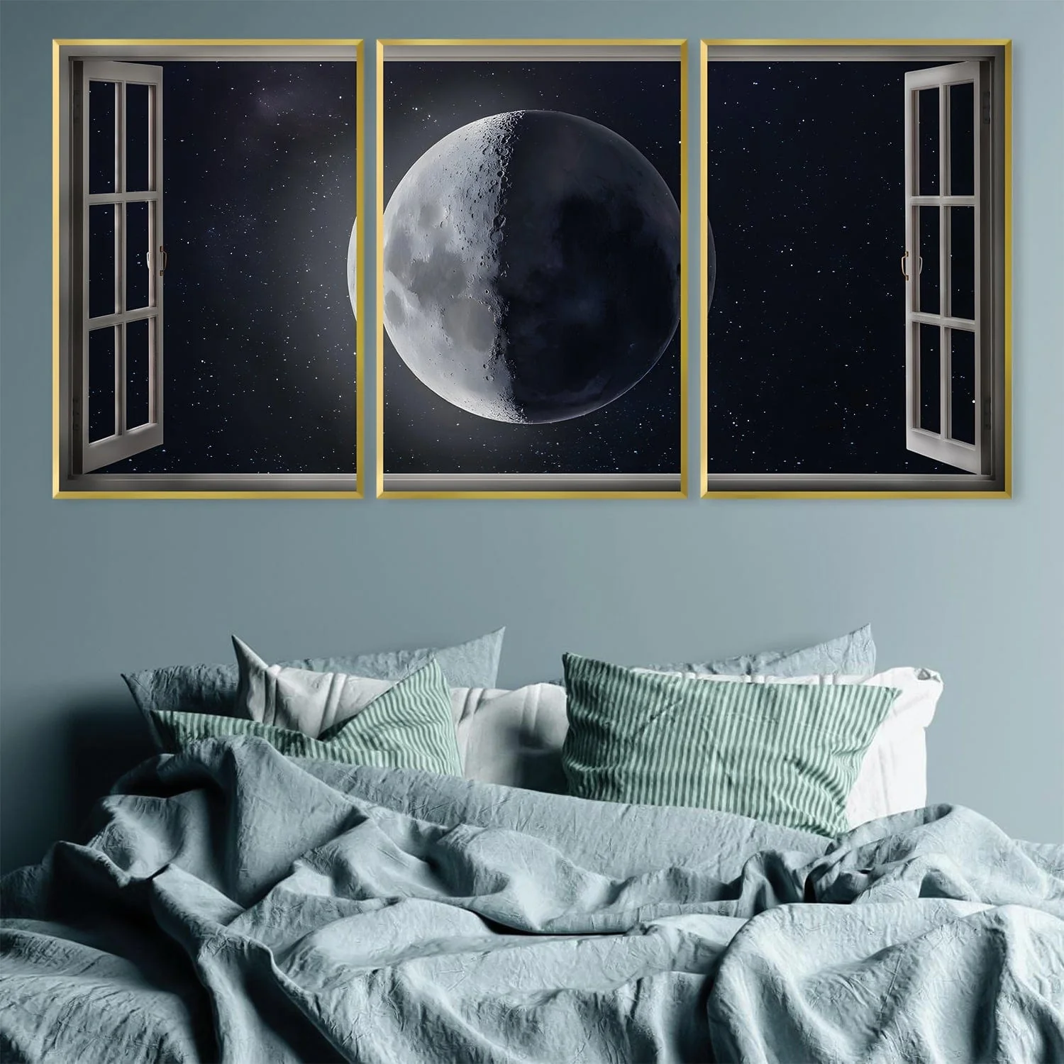 Window to the Moon Canvas - Image 2