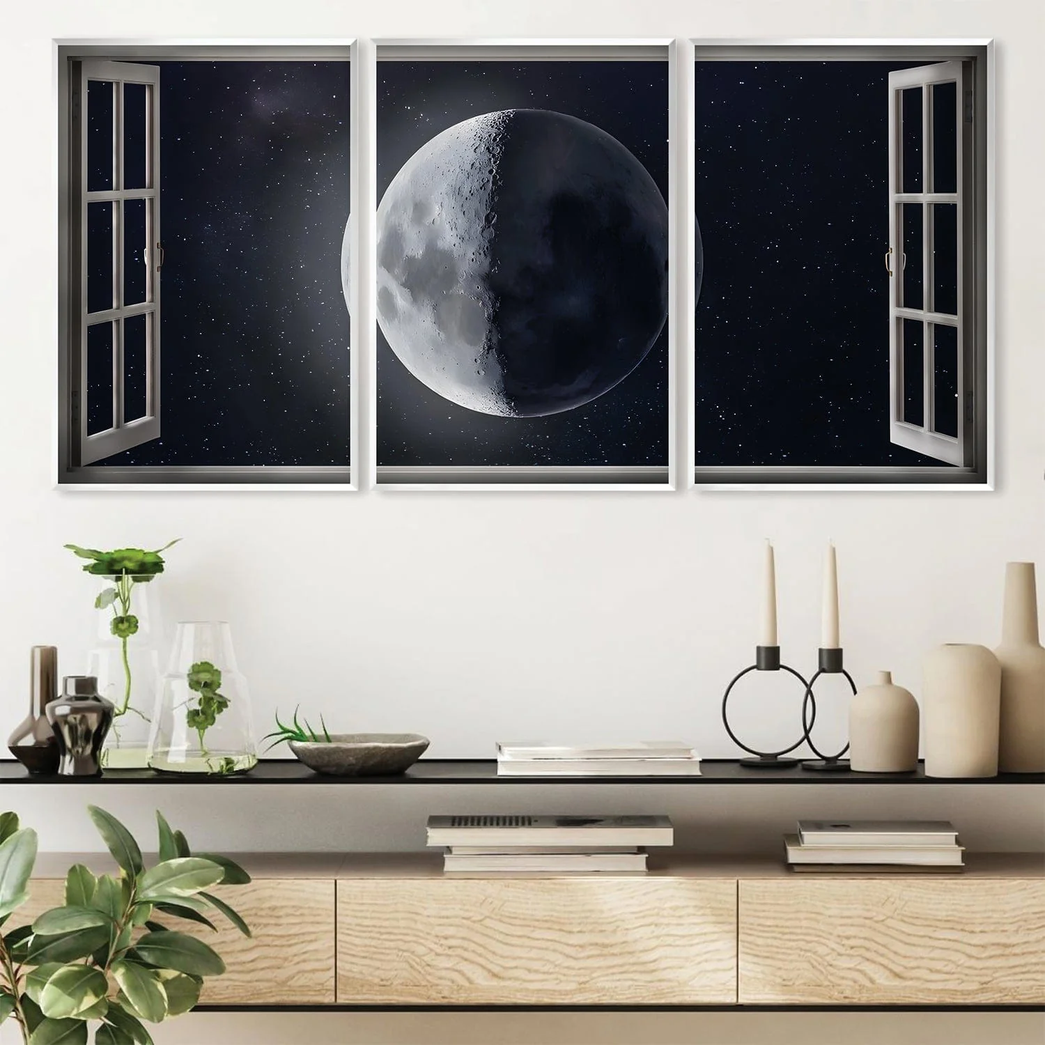 Window to the Moon Canvas - Image 3