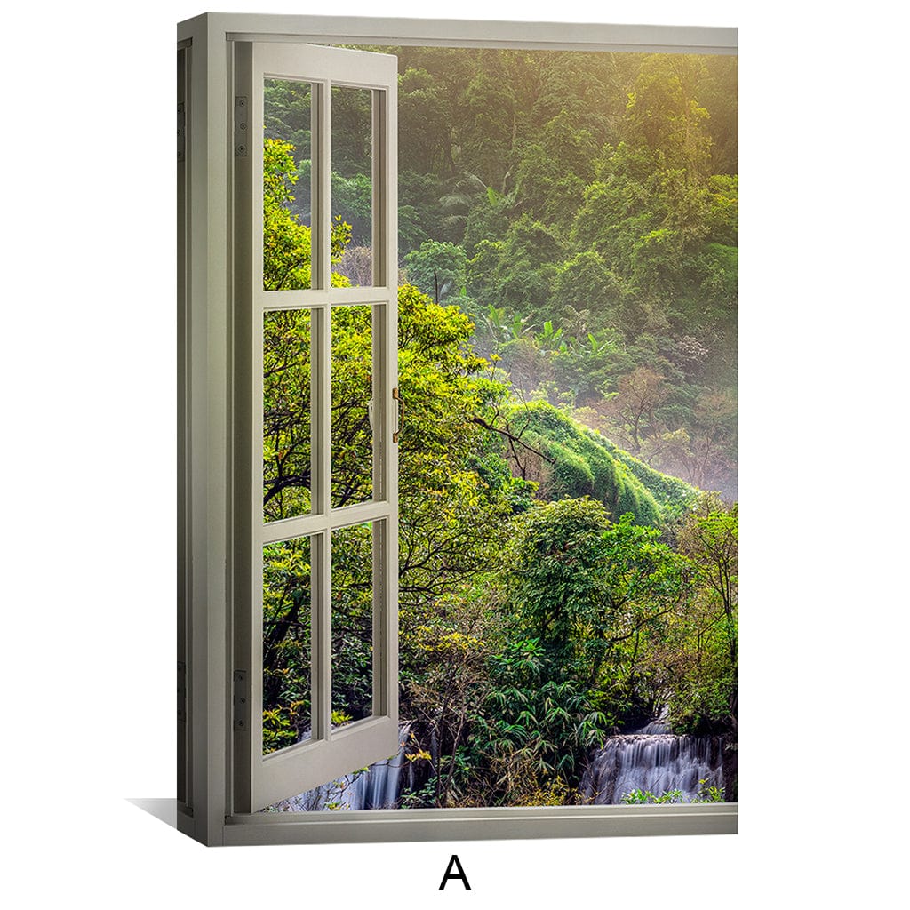 Window to the Waterfall Canvas - Image 5