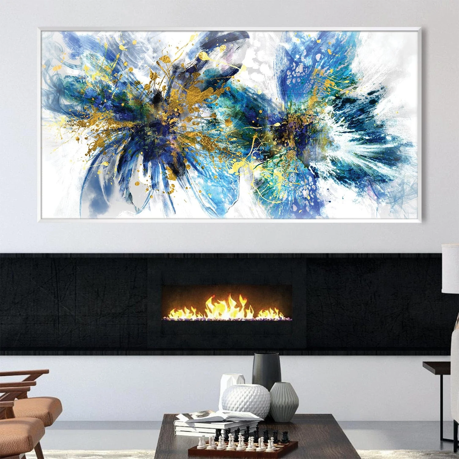 Winged Abstract Duo Canvas - Image 3