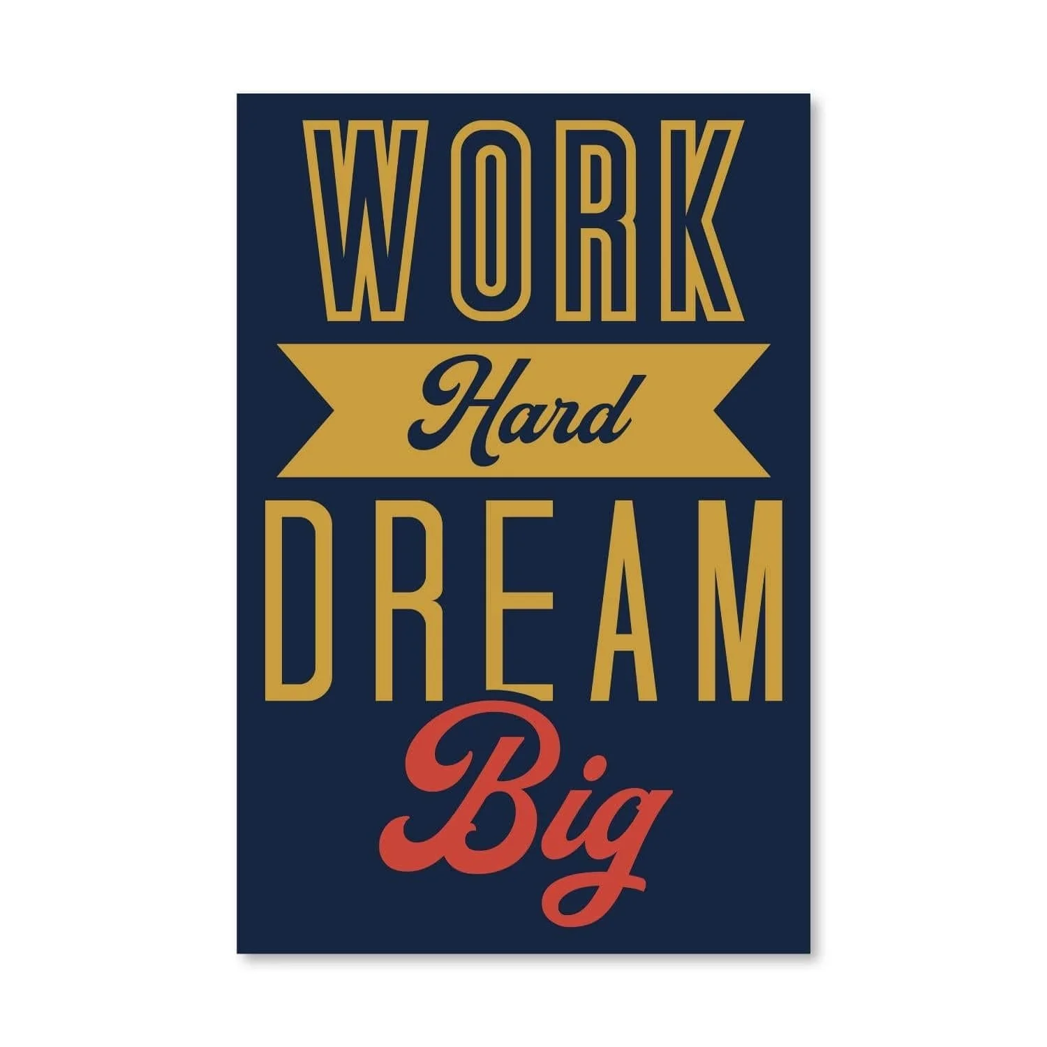 Work Hard Canvas - Image 5