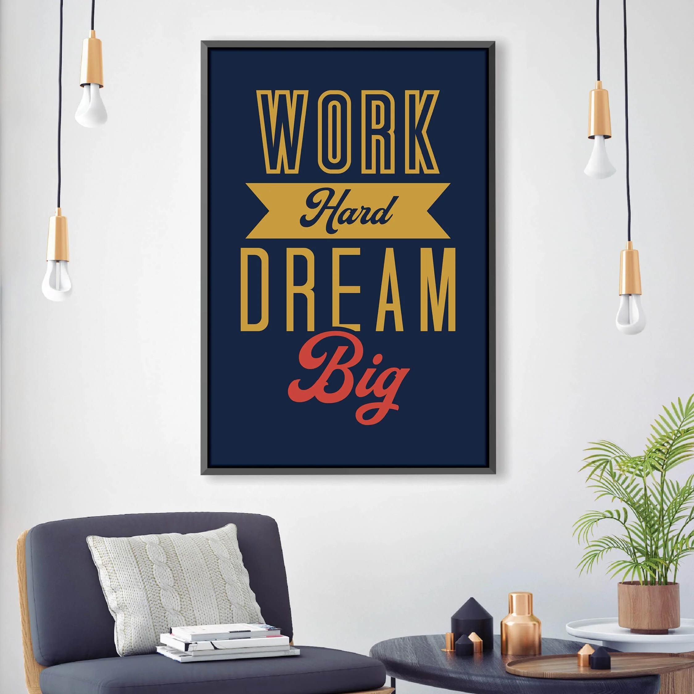 Work Hard Canvas - Image 6