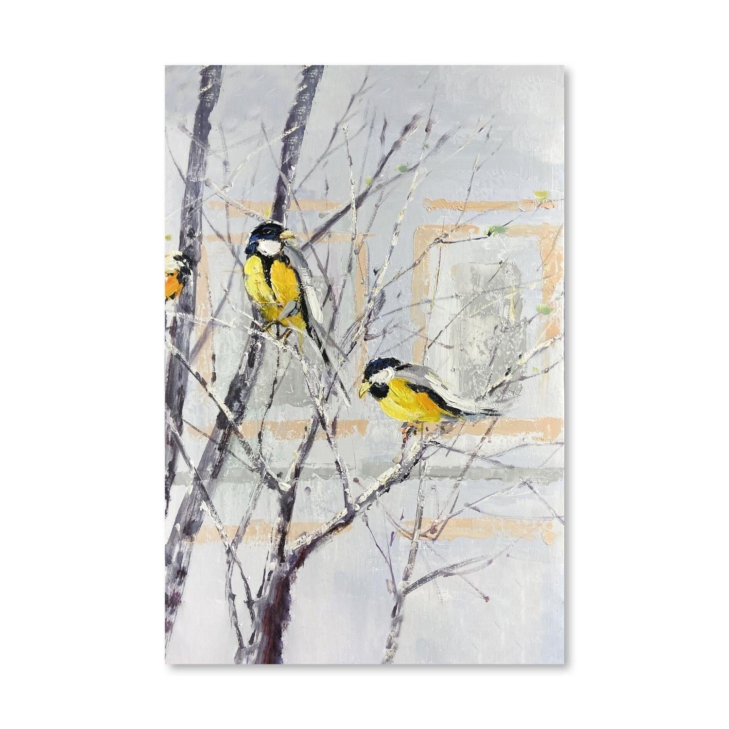 Yellow Companions Oil Painting - Image 3