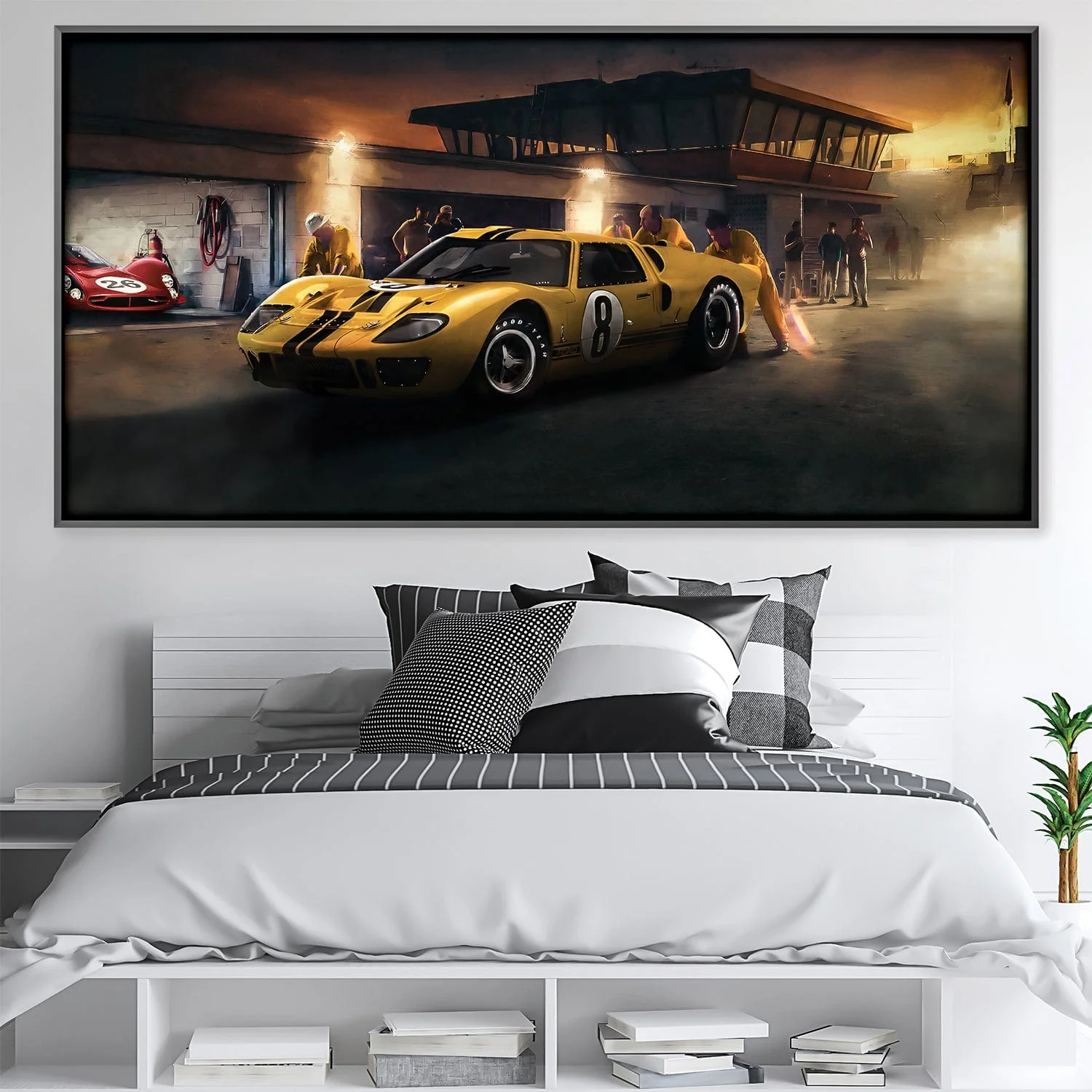 Yellow Racer Canvas - Image 2