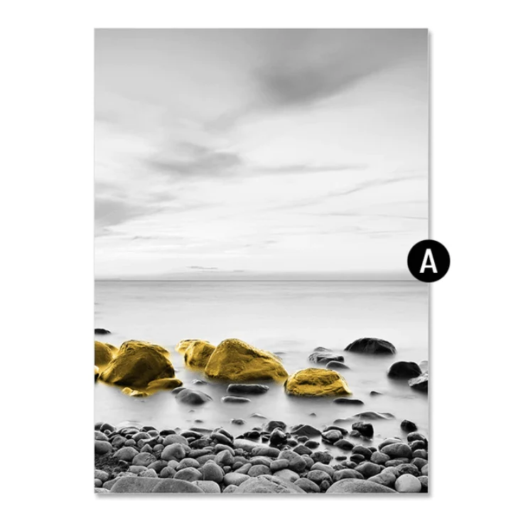 Yellow Splash Canvas - Image 5