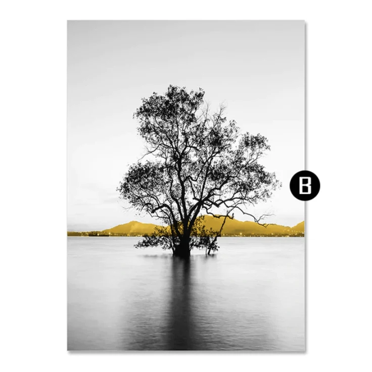 Yellow Splash Canvas - Image 6