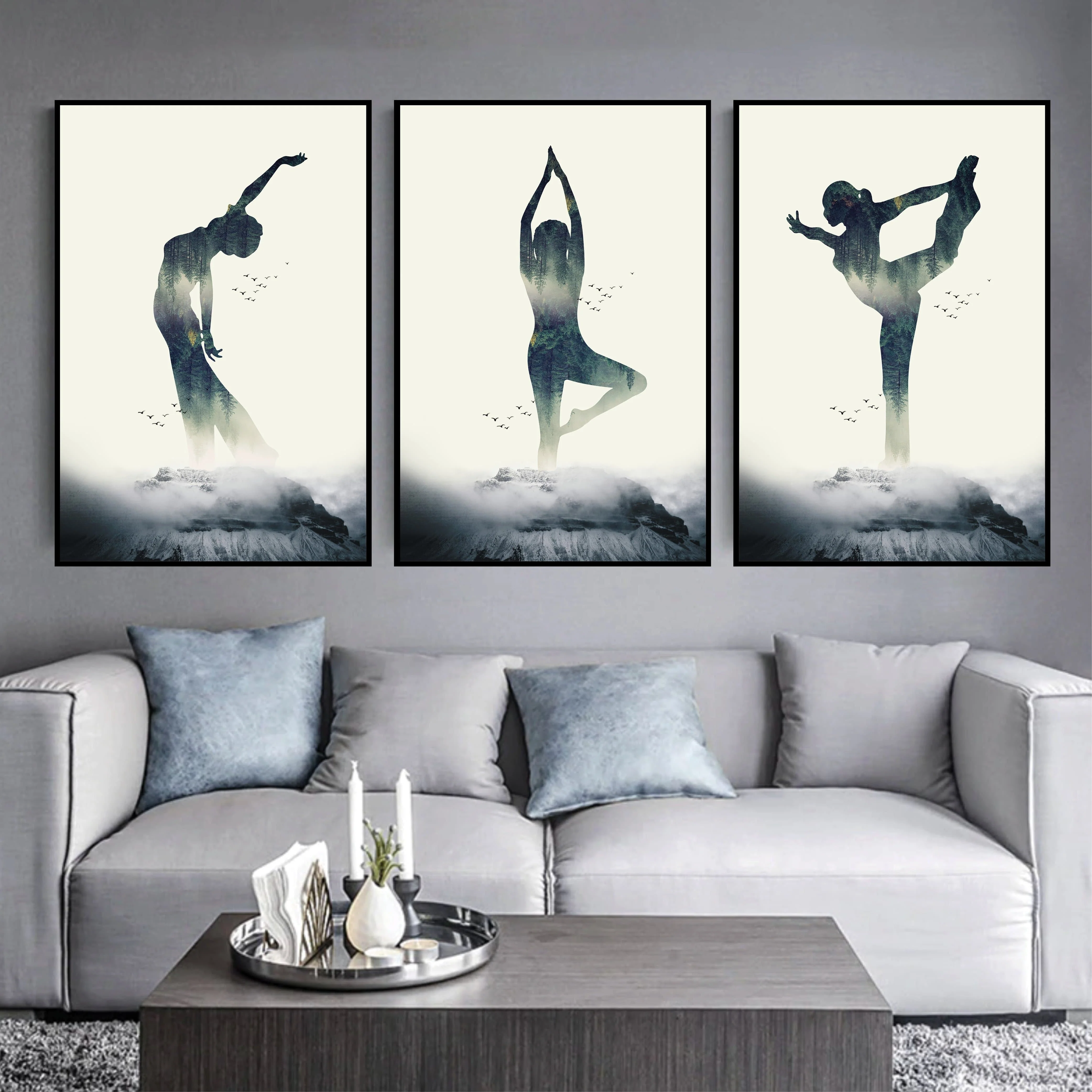 Yoga Abstract Canvas - Image 3