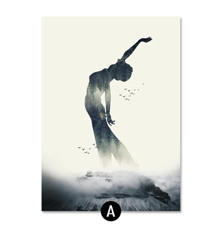 Yoga Abstract Canvas - Image 4