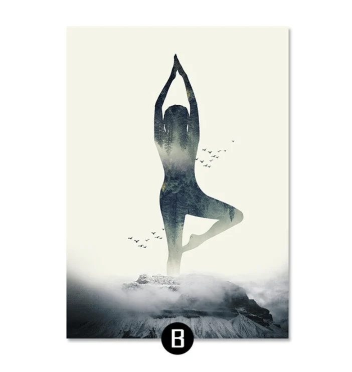Yoga Abstract Canvas - Image 5