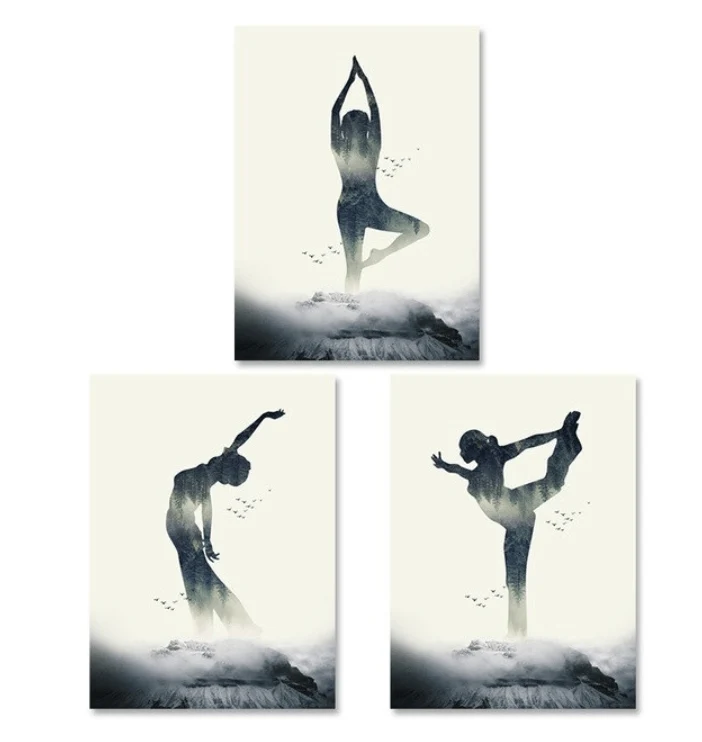 Yoga Abstract Canvas - Image 7